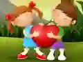 Logħba Valentines Bubble Wheel onlajn