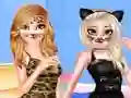 Logħba Princess Animal Style Fashion Party onlajn
