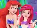 Logħba Baby Ariel Treating Cold onlajn