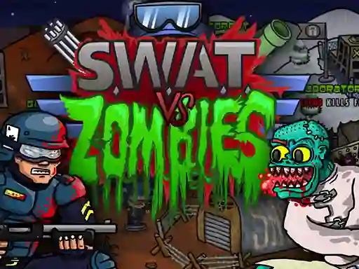 Logħba Swat vs Zombies onlajn