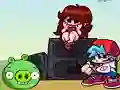 Logħba Friday Night Funkin' vs PIG from Angry Birds onlajn