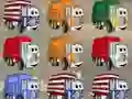 Logħba Garbage Trucks Matching onlajn