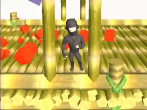 Logħba Ninja Runs 3d onlajn