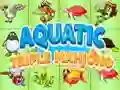 Logħba Aquatic triple mahjong onlajn