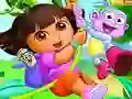 Logħba Dora the explorer Hidden stars onlajn