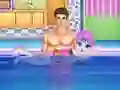 Logħba Baby Taylor Learn Swimming onlajn
