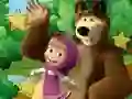 Logħba Little Girl And The Bear Hidden Stars onlajn
