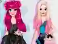 Logħba Princess Iceskates Winter Dress Up onlajn