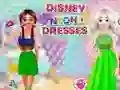 Logħba Disney Neon Dresses onlajn