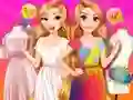 Logħba Princesses Outfit Coloring onlajn