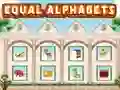Logħba Equal Alphabets onlajn
