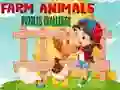 Logħba Farm Animals Puzzles Challenge onlajn