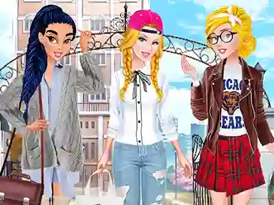 Logħba Princesses: Back to School Collection onlajn