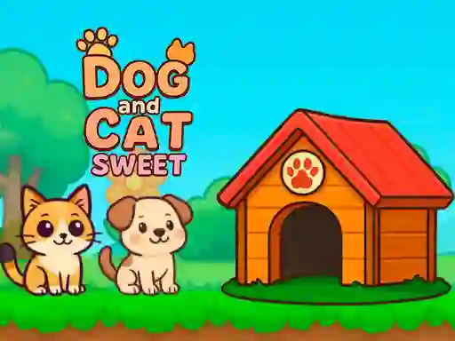 Logħba Dog and Cat Sweet onlajn