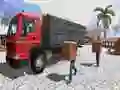 Logħba Asian offroad cargo truck driver onlajn
