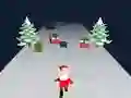 Logħba 3D Santa Run onlajn