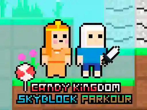 Logħba Candy Kingdom Skyblock Parkour onlajn