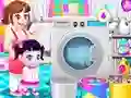 Logħba Children Laundry onlajn