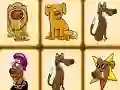 Logħba Mahjong dogs onlajn