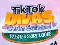 Logħba TikTok Divas Cute School Pleated Skirt Looks onlajn
