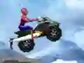 Logħba Spiderman Snow Scooter onlajn