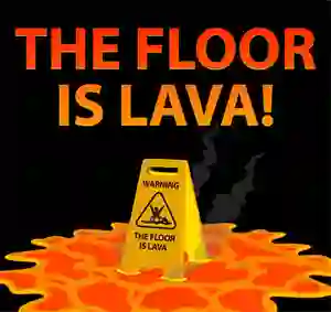 Logħba The Floor is Lava onlajn