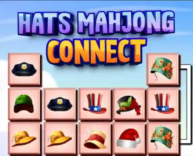 Logħba Hats Mahjong Connect onlajn