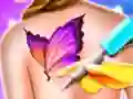 Logħba Barbie Funny Tattoo Shop onlajn