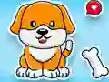 Logħba Coloring Book: Cute Dog onlajn