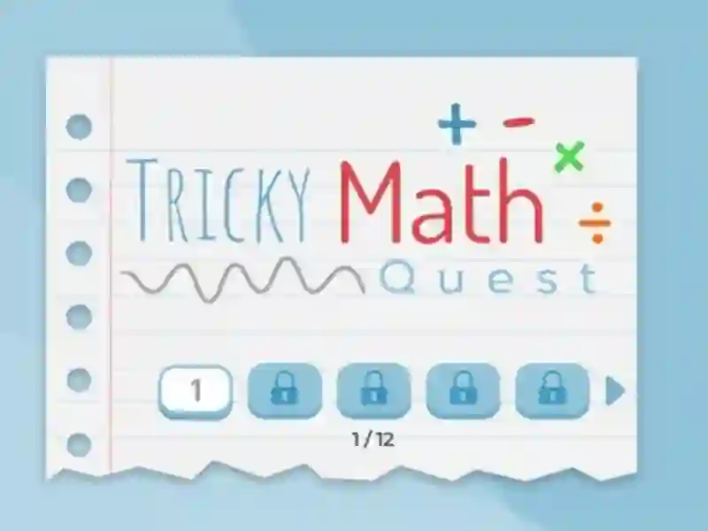 Logħba Tricky Math Quest onlajn