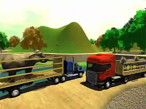 Logħba Offroad Animal Truck Transport Simulator 2020 onlajn