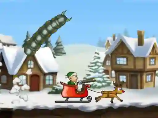 Logħba Effing Worms Xmas onlajn