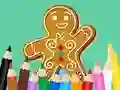 Logħba Coloring Book: Gingerbreads onlajn
