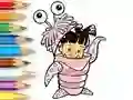 Logħba Coloring Book: Monster Costume Girl onlajn