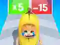 Logħba Epic Banana Run: Merge Master onlajn