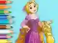 Logħba Coloring Book: Princess Rapunzel onlajn