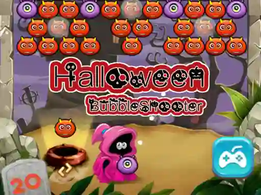 Logħba Halloween Bubble Shooter onlajn
