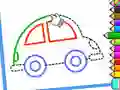 Logħba Toddler Drawing: Cute Car onlajn