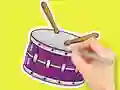 Logħba Coloring Book: Star Drum onlajn