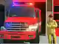 Logħba Fire Truck Driving Simulator onlajn