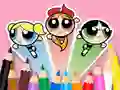 Logħba Coloring Book: The Powerpuff Girls onlajn