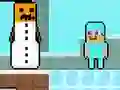 Logħba Noob vs Pro Snowman onlajn