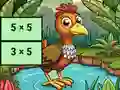 Logħba Multiplication Bird Image Uncover onlajn