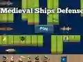 Logħba Medieval Ships Defense onlajn