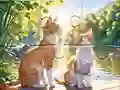 Logħba Jigsaw Puzzle: Cats In Pairs onlajn