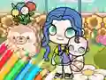 Logħba Coloring Book: Avatar World Babycare onlajn