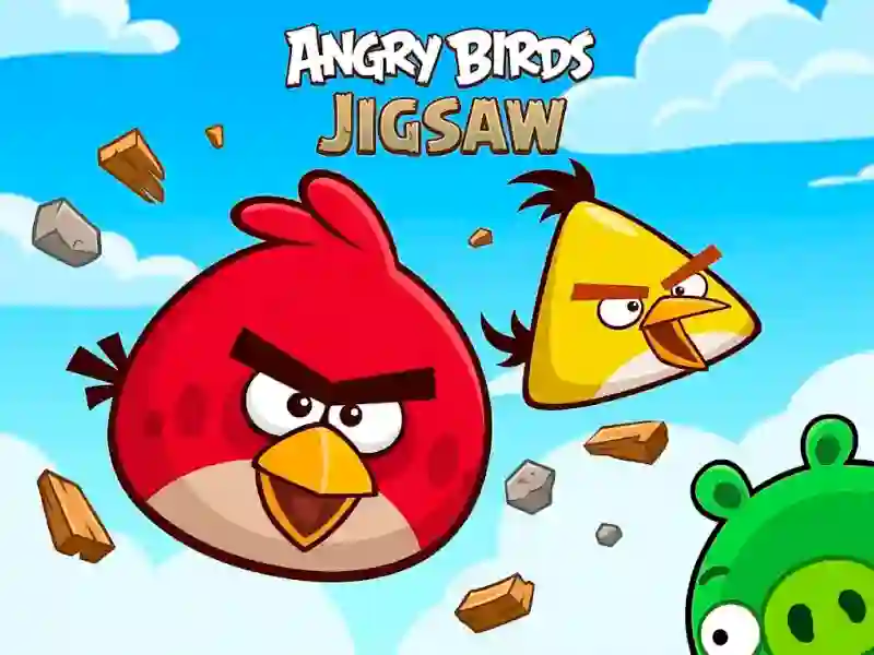 Logħba Angry Birds Jigsaw onlajn