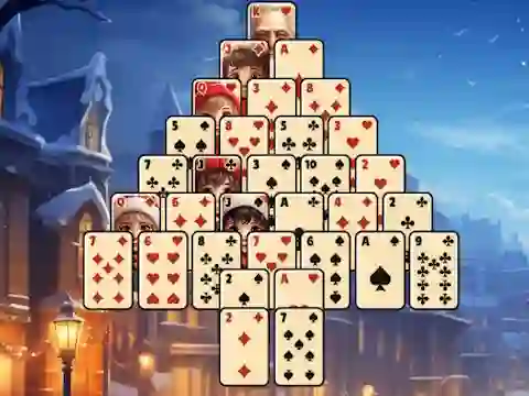 Logħba Christmas Tree Solitaire onlajn