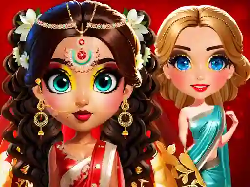 Logħba Asoka Makeup Indian Bride onlajn