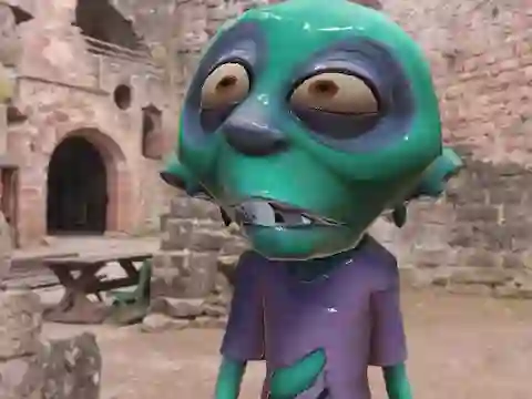 Logħba Funny Faces: Zombies onlajn